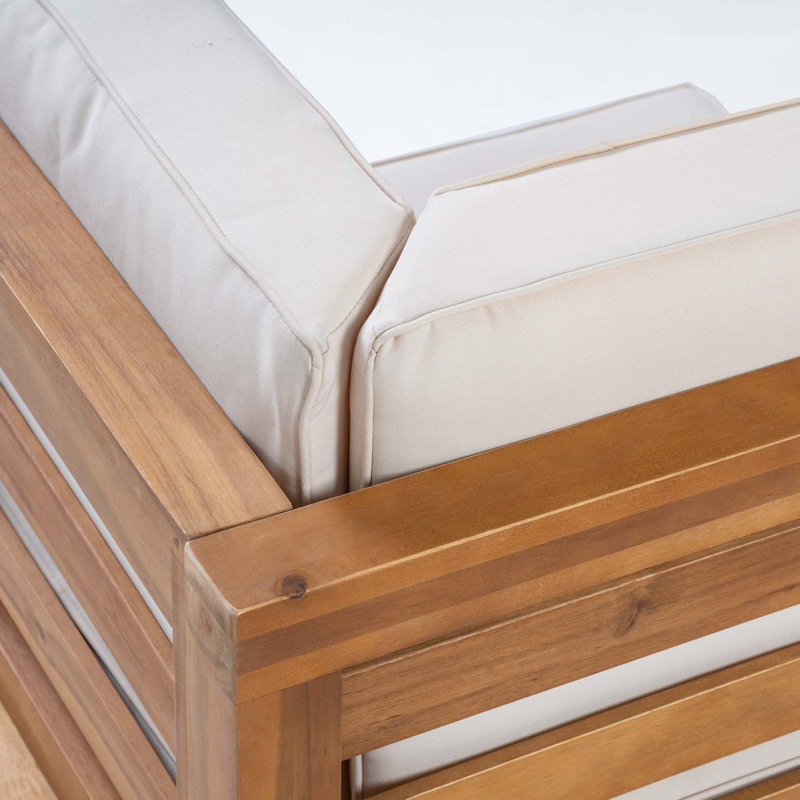 2-piece love seat set, beige, Beige, White