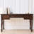 Nut-brown Rectangular Solid Wood with 3 drawers desk