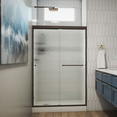 Porte de douche demi-cadre E 46 "x H 76" Ese