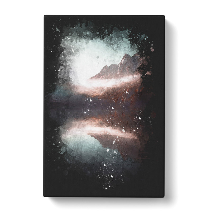 Lake In Italy - Wrapped Canvas Painting, 50cm H x 35cm W x 3cm D