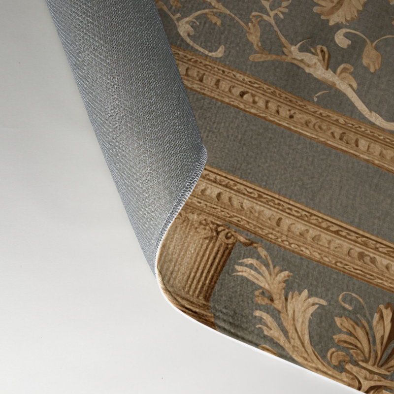 Tapis d'intérieur et d'extérieur brun français, Rectangulaire 3 pi x 5 pi
