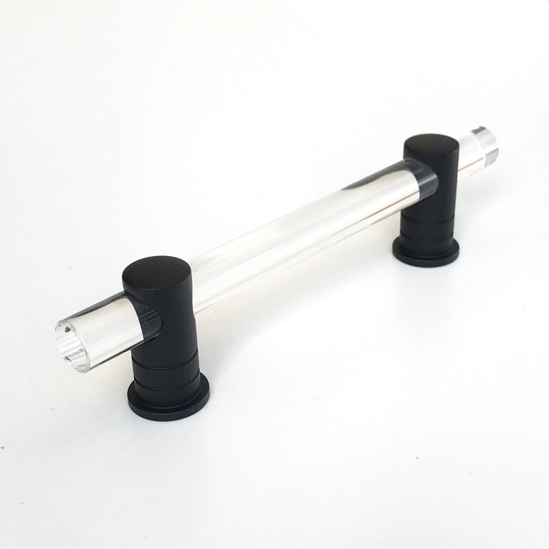 Luz 4" Center to Center Bar/Handle Pull, Matte Black