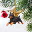 Doberman Dog Angel Holiday Ornament