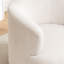 Fauteuil demi-tonneau pivotant rembourré Pietsch