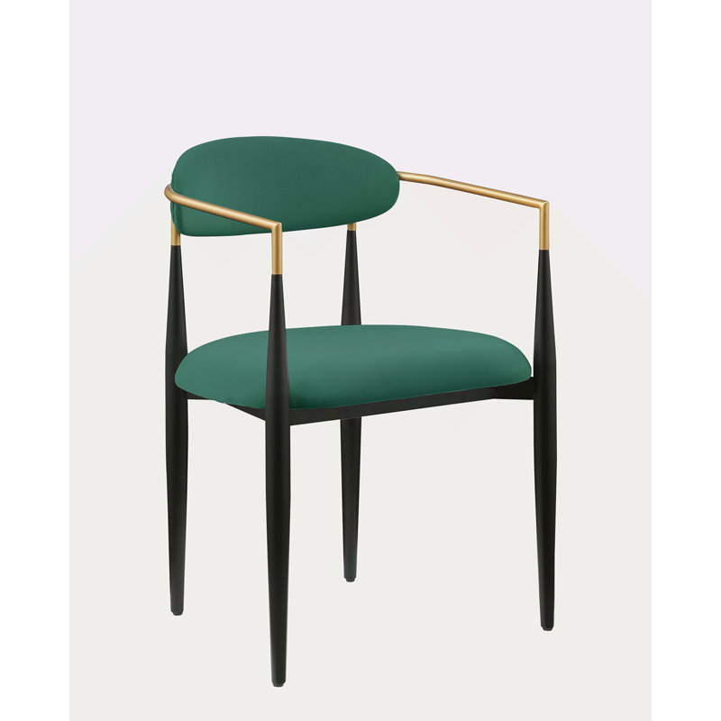 Ensemble de chaises rembourrées 2 pièces, Vert