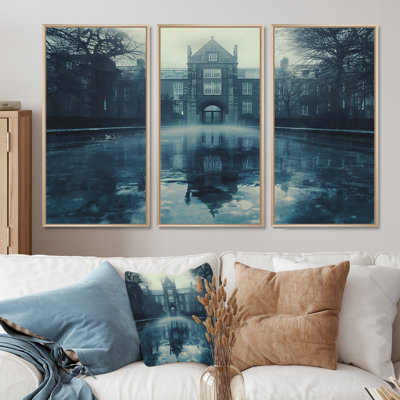 - College & University Buildings Wall Art Set