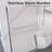 44-48" W x 72" H Semi-Frameless Double Sliding SGCC Tempered Glass Shower Door-113882812