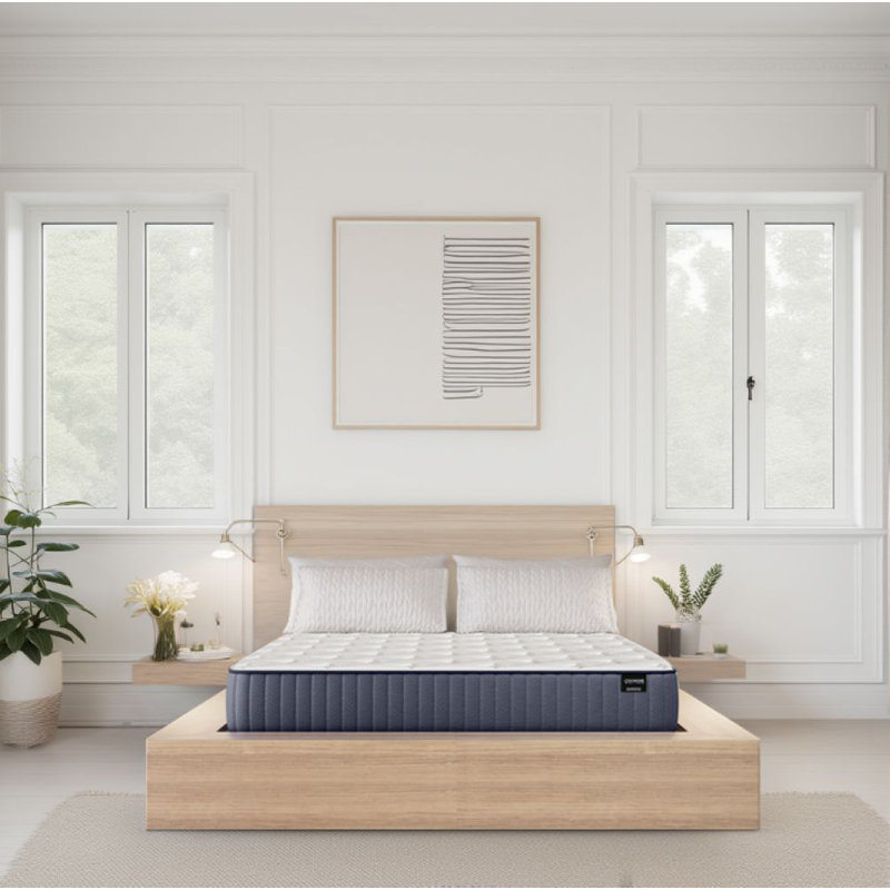 Matelas hybride rafraîchissant en mousse viscoélastique de 12,5 po, Grand lit