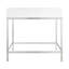 ANZZI Ventura Series, cadre de lavabo console en acier inoxydable antirouille de 36 po en nickel brossé