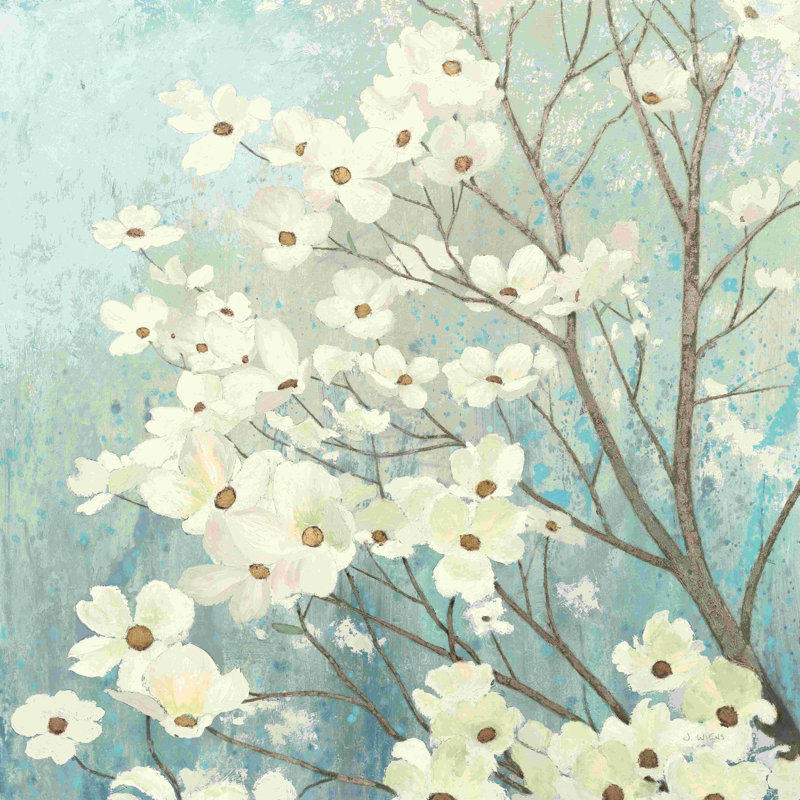 «Dogwood Blossoms I» par James Wiens - impression sur toile tendue, L 30 po x H 30 po