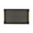 Mariline Elegant Fish Scale Pattern Tray & Gold Handles - Black-105512678
