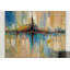 « city lights », reproduction de peinture à l’aquarelle sur toile tendue-22482172
