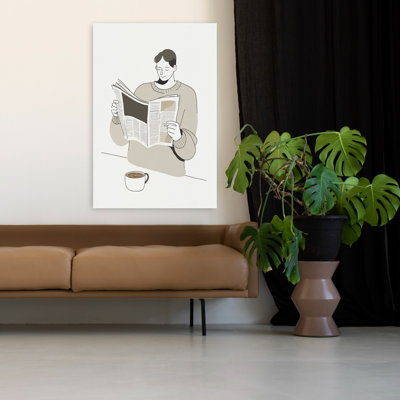 Art mural contemporain Morning