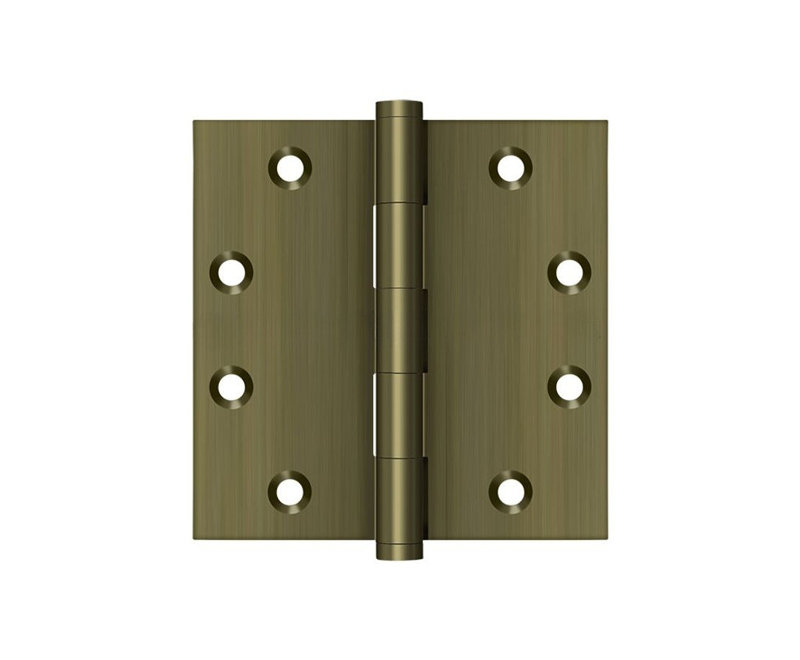 102'' x 102'' Butt Bearing Hinge, Antique Brass