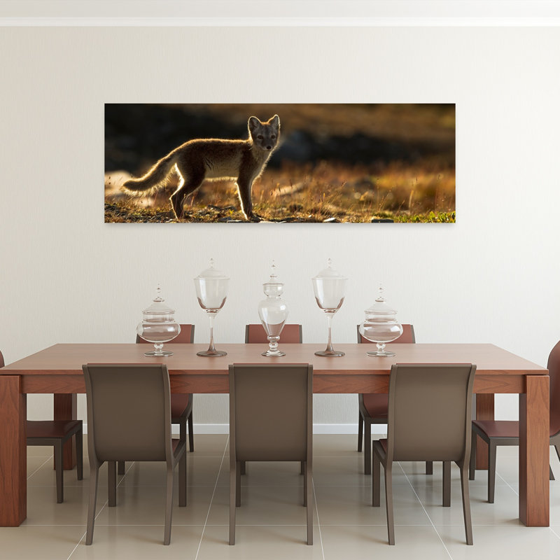 Art doré Golden Fox, H 60 po x l 20 po