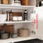 Chariot de cuisine polyvalent avec plateau extensible et 6 roulettes verrouillables