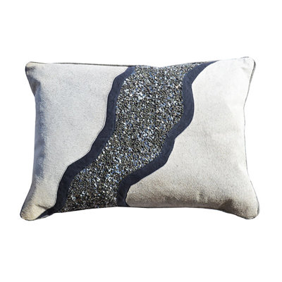 Rezar Rectangular Leather Pillow Cover & Insert