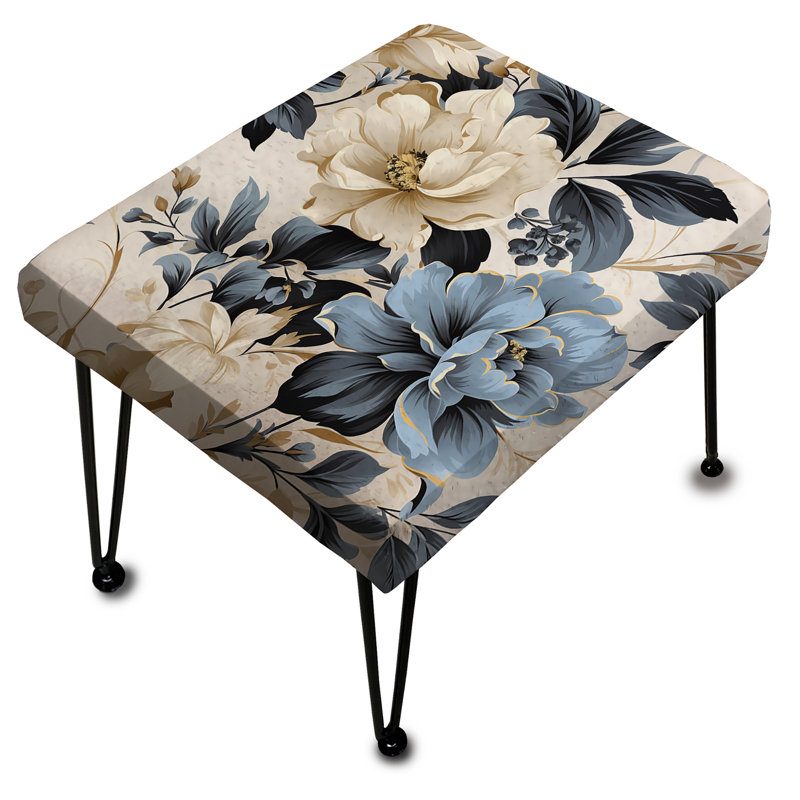 Urban Victorian Chic Victorian Motif VI - Repose-pieds rectangulaire floral
