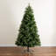 7.5Ft. Artificial Christmas Tree With 450 Warm White Clear Globe Bulbs And LED Lights