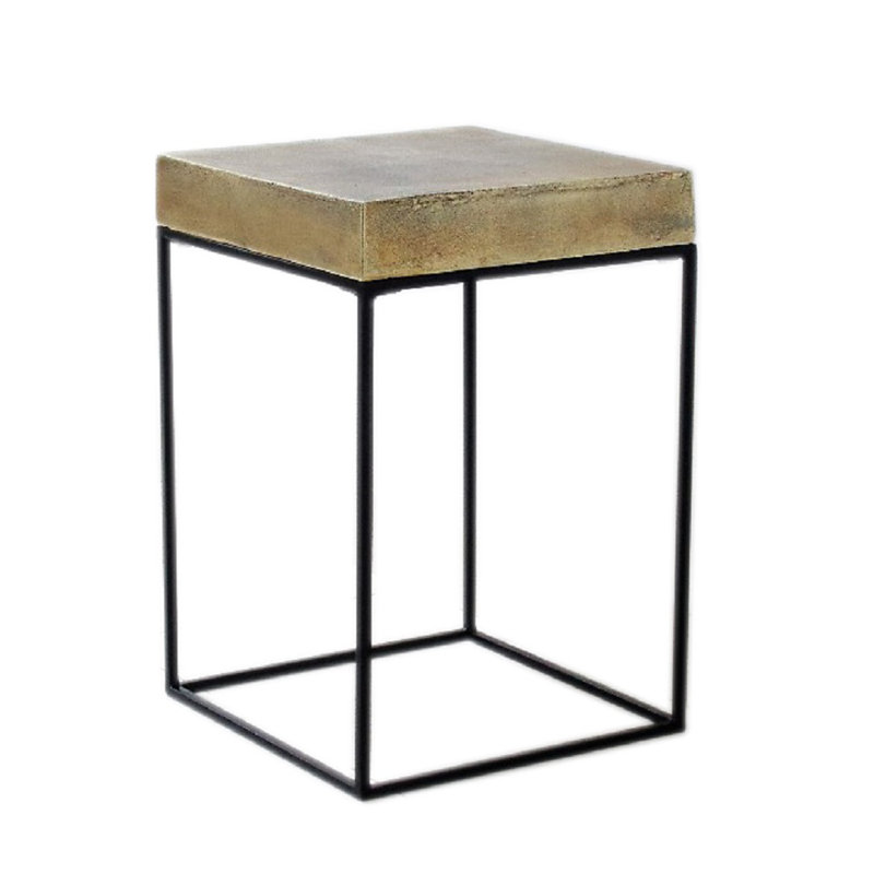 Table de bout en fer Mechling
