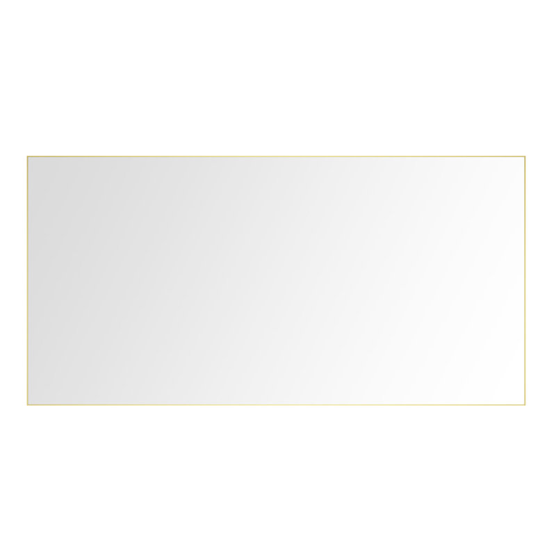 Miroir 88 lb Large x 48 po Haute, rouille, réflexion claire pour la salle de bain et plus encore