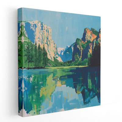 Mountain Reflection II - reproduction d'art sur toile