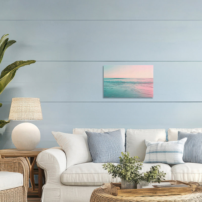 Coucher de soleil sur toile coucher de soleil, conception par LSR Design Studio, H 16 po x l 24 po