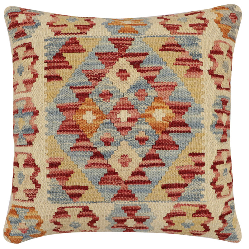 Housse et insert de coussin carré 100% laine