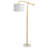 Cossie 61'' Gold Swing Arm Floor Lamp Set