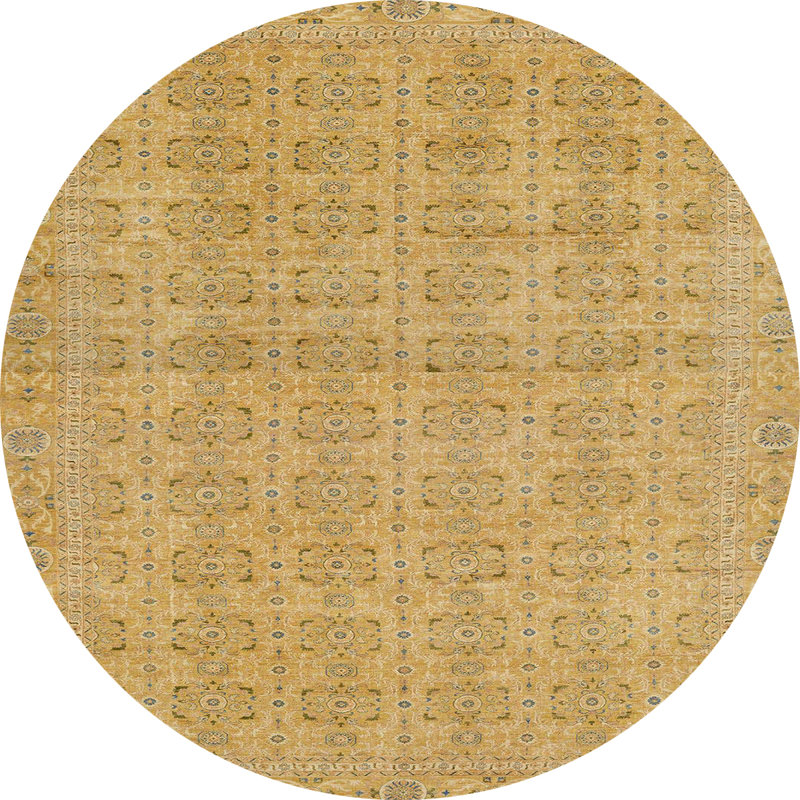 Tapis abstrait moderne 668, Rond 3 pi