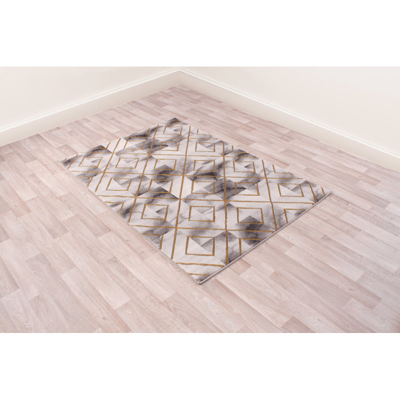 Jacques Abstract Hand Woven Area Rug, Rectangle 80 x 150cm