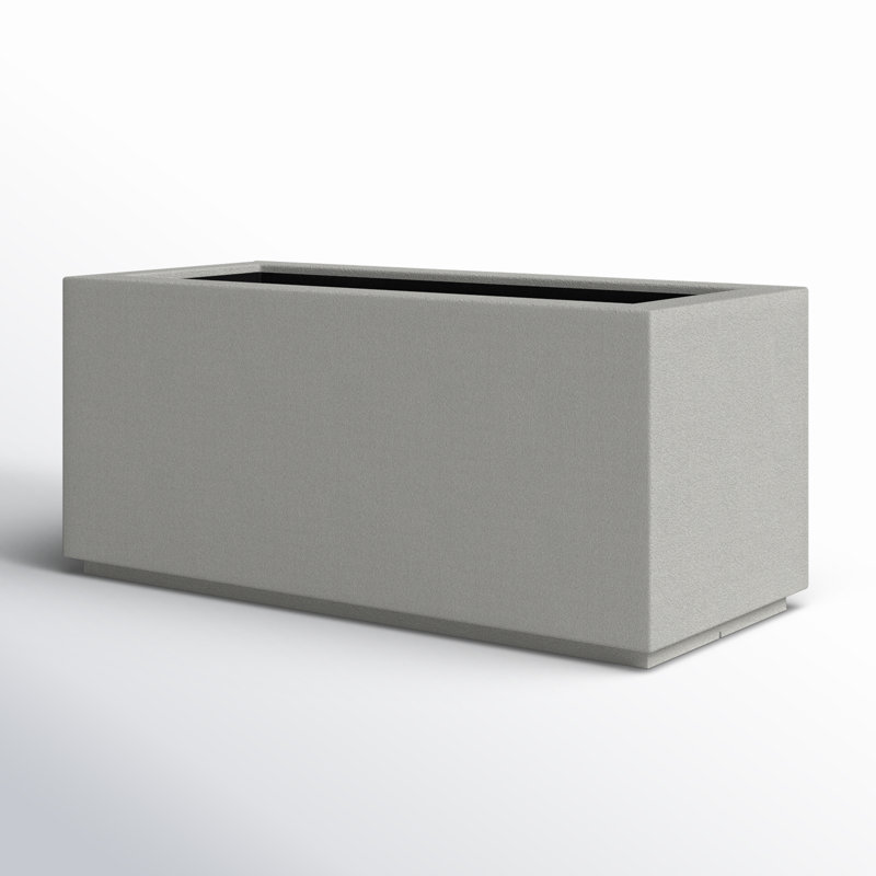 Argentine Trough Planter, Concrete Gray