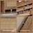 7-Drawer Rattan Dresser With Wheels ,Walnut