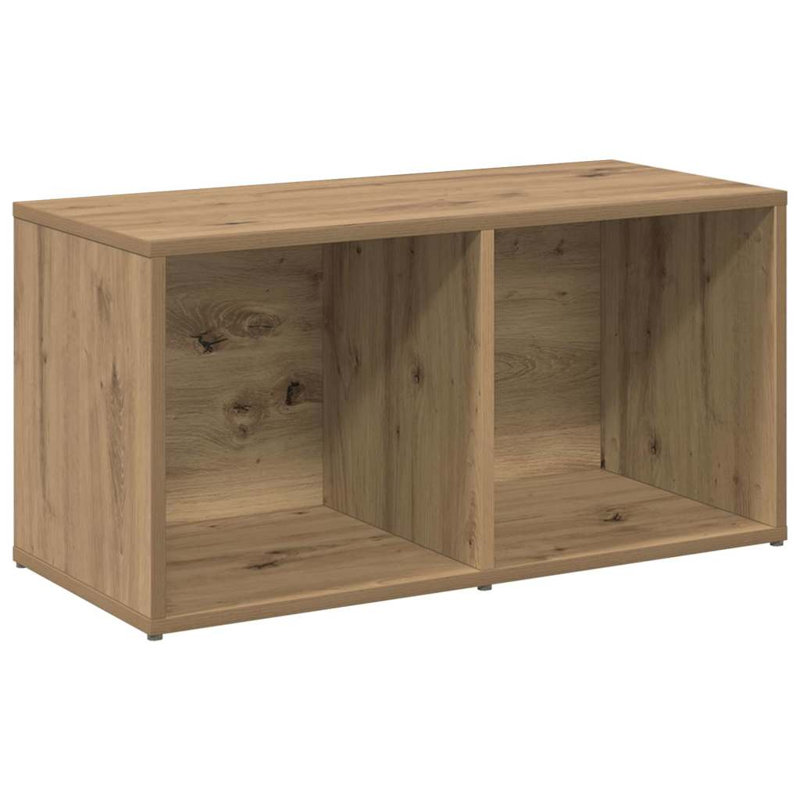 TV Cabinet Set 2 Pcs Engineered Wood, Artisan Oak