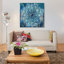 Mandala In Blue II 1 Piece Wall Art on Canvas-25225474-101339516