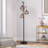 70 inch Black 3 Head Iron Floor Lamp