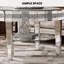 Table basse ronde avec 2 niveaux, table basse en miroir pour le salon-717564122
