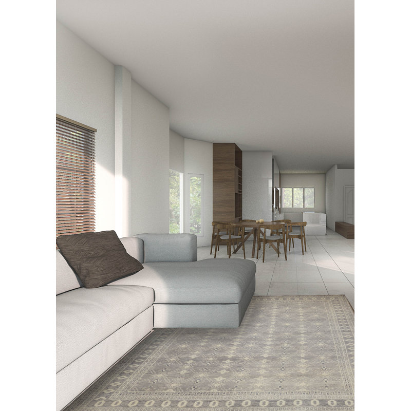 Tapis gris Elysian 9 pi 0 po x 12 pi 2 po