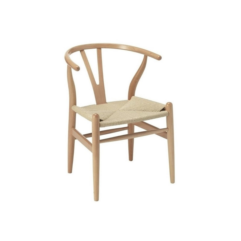 Chaise Woodcord (ensemble de 2), Bois naturel