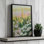 Reproduction d'art «Ble nappage Wildflower Garden II» par Grace Popp