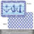 Anchors Away Reversible Rectangular Plastic Placemats