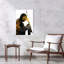 Golden Cello Silhouette Abstract Contemporary-129476531