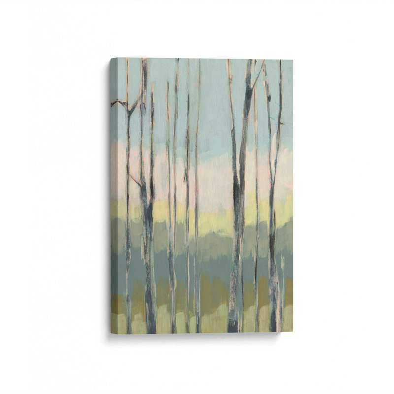 Gentle Light Between Trees I Wrapped Canvas, 30" H x 20" W