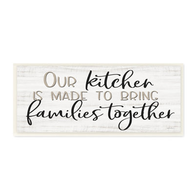 "Kitchen & Family", citation signifiante, "Bouleau", art mural par Susie Boyer