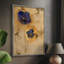 Impression encadrée FLORAL Series LIX - bois massif-1135449482