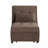 Modern Lift Top Storage Bench with Pull-out Bed 1pc Brown Velvet Tufted  Furniture-1818378700