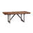 Tickenham 6 - Person Extendable Walnut Solid Wood Solid Wood Top Four Leg Dining Set