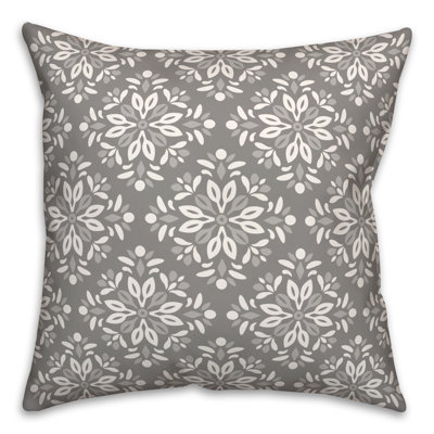 Medallion Outdoor Reversible Throw Pillow