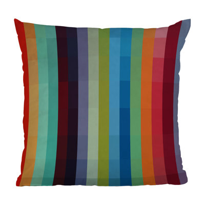 City Colors by Madart Inc Throw Pillow