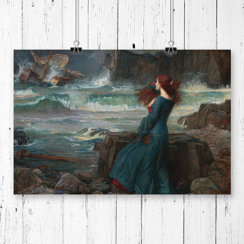 John William Waterhouse - No Frame Painting, 29.7 x 42cm